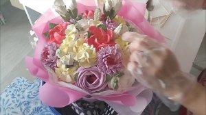 За таким букетом у меня клиенты стоят в очередь!🥰 Как я его сделала смотри на канале! 👇