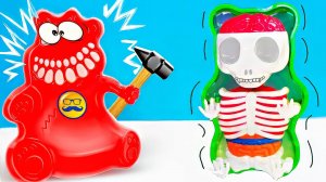 ЧУТЬ НЕ ТРЕСНУЛ ОТ ОПЫТОВ ЖЕЛЕЙНЫЙ МЕДВЕДЬ ВАЛЕРА