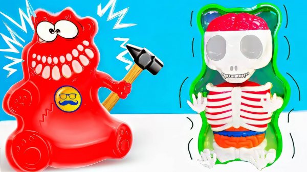 ЧУТЬ НЕ ТРЕСНУЛ ОТ ОПЫТОВ ЖЕЛЕЙНЫЙ МЕДВЕДЬ ВАЛЕРА