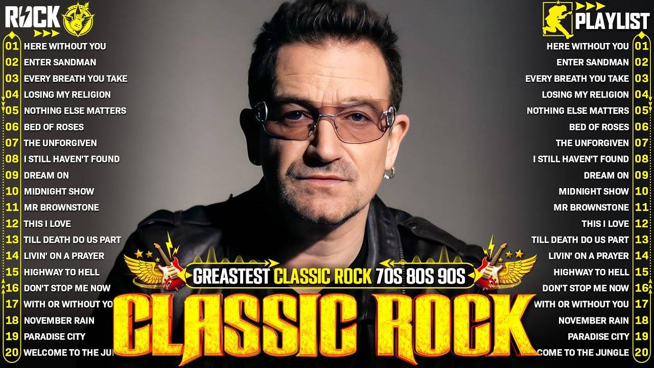 Лучшие классические рок-песни 70-х, 80-х, 90-х годов