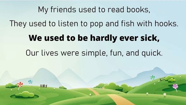 Used to song - a song for teaching USED TO to learners of English смотреть онлайн