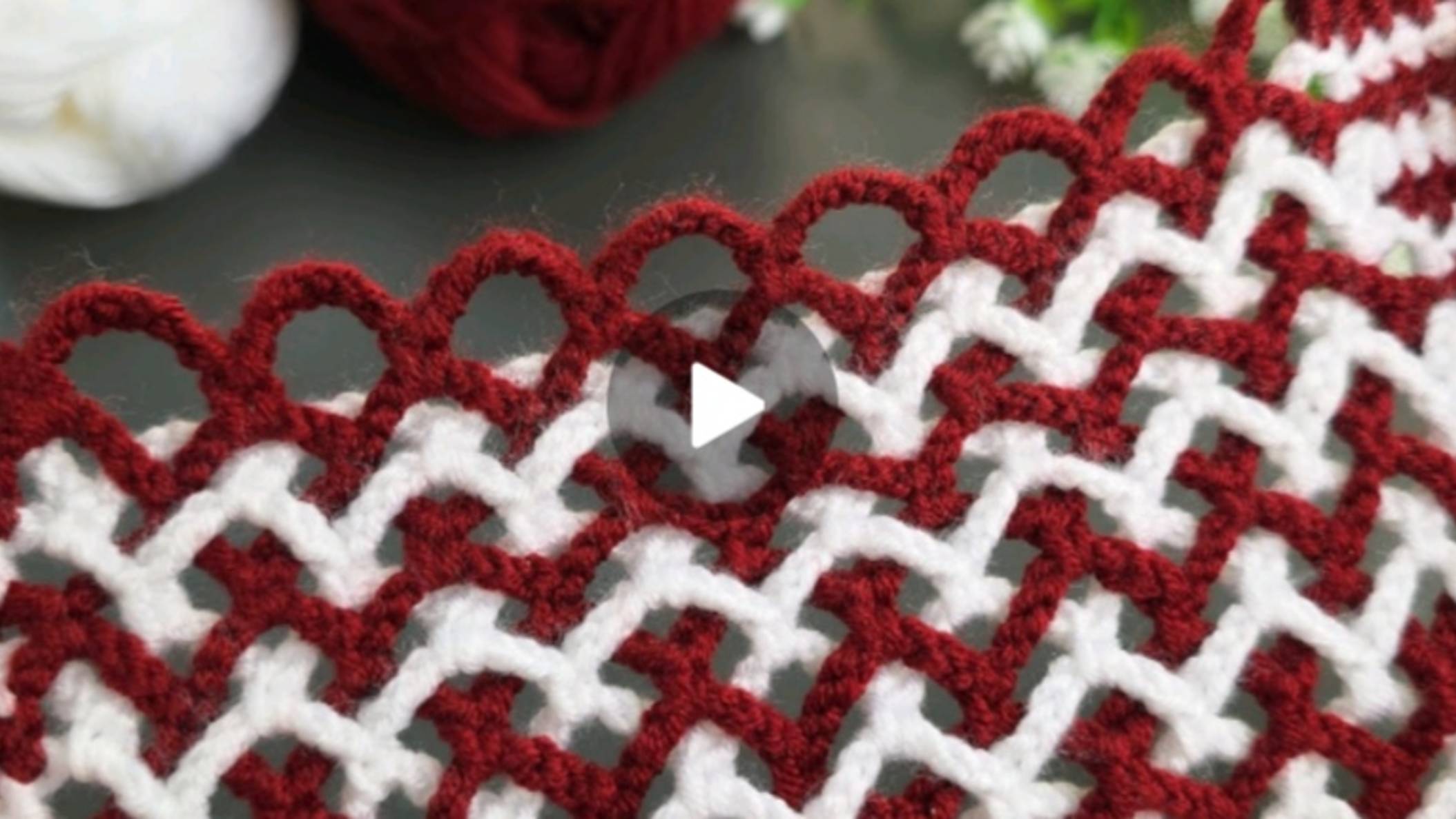 Узор крючком 🙂 #всевжизнисвязано #вязаниекрючком смотреть онлайн