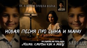 Волшебная тетрадь. "Мама, смотри как я могу!" Новая песня о неразрывной связи матери и сына.