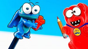 ВЗЯЛ ЕГО В ШКОЛУ И НЕ ПОЖАЛЕЛ ЖЕЛЕЙНЫЙ МЕДВЕДЬ ВАЛЕРА