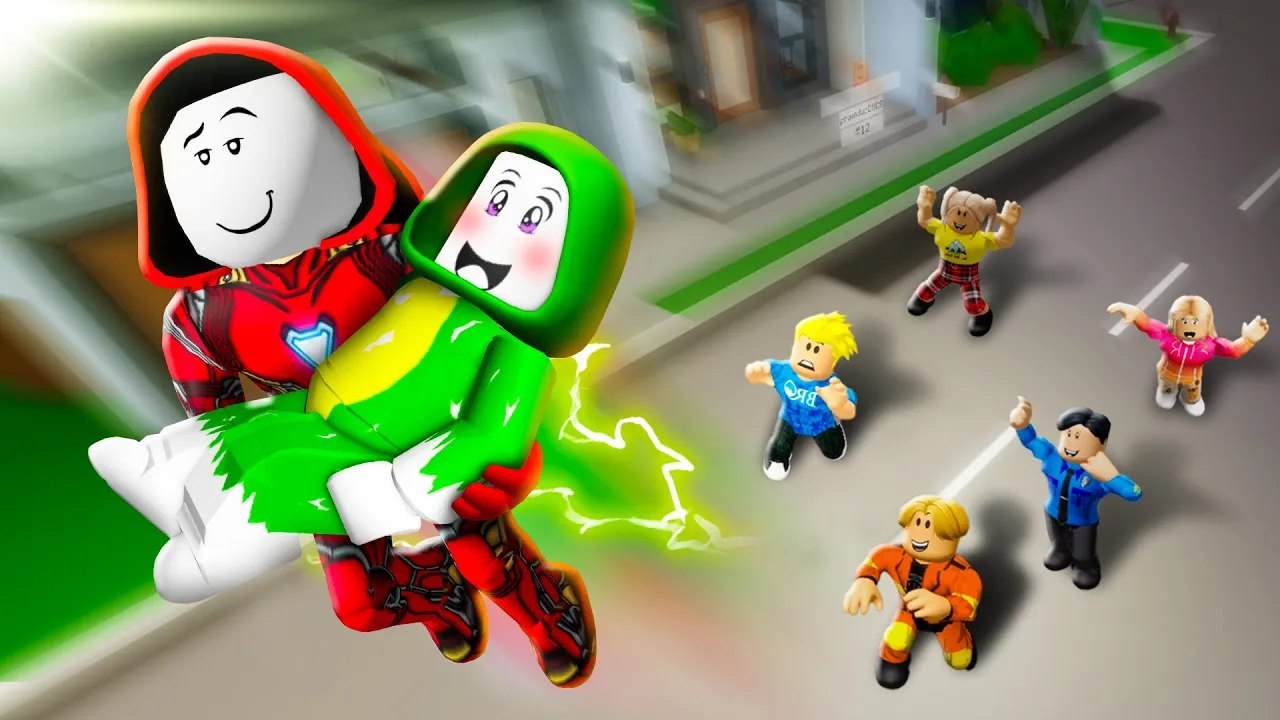 Бедняга Майки УСЫНОВЛЕН ЖЕЛЕЗНЫМ ЧЕЛОВЕКОМ Джей Джеем! Анимация Роблокс