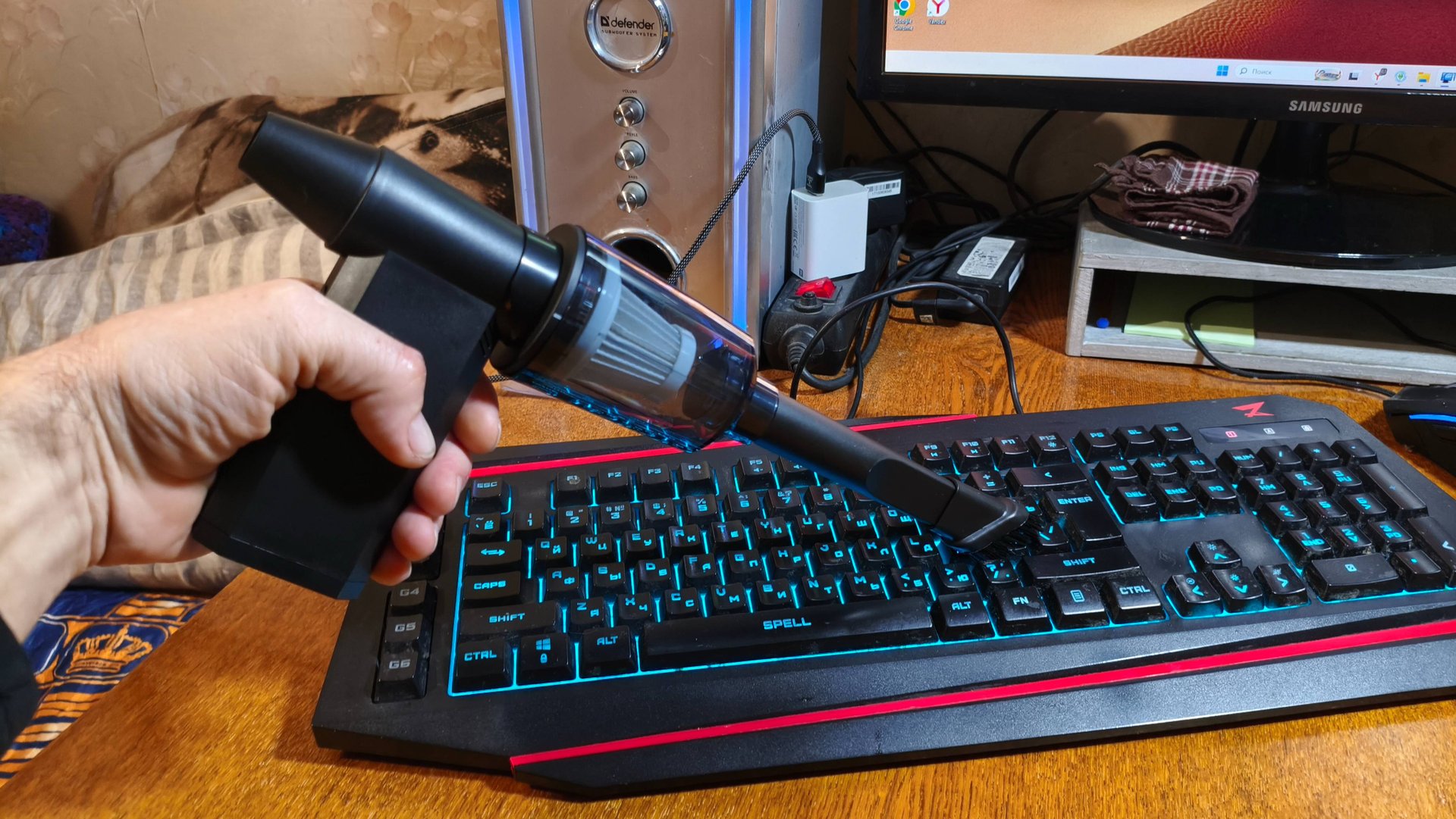 Мини Воздуходувка пылесос.Обзор.Тест.