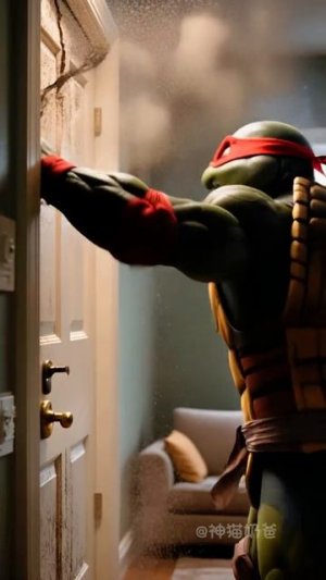 Когда маленький молочный котик встречает разъяренных Черепашек-ниндзя