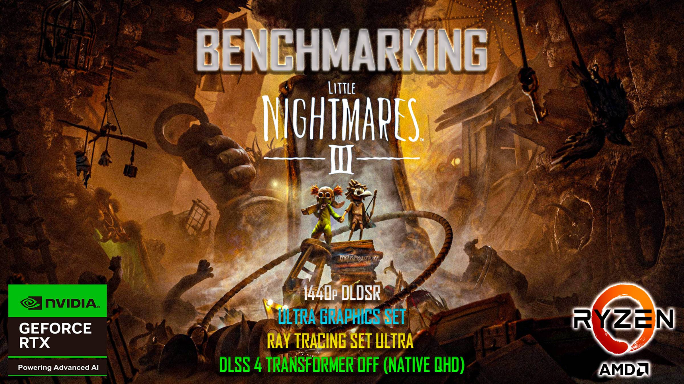 Little Nightmares III QHD RTX 3070 RAY TRACING ULTRA SET DLSS 4 | Lenovo Legion 5 смотреть онлайн