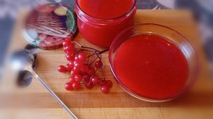 Желе из калины (без варки).