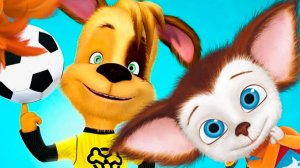 БАРБОКИНЫ - Игра в футбол - Игровой мультик для детей