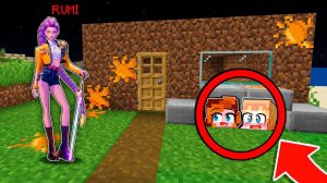 😳 МЫ СПРЯТАЛАСЬ от РУМИ KPOP DEMON HUNTERS в СЕКРЕТНОМ МЕСТЕ в МАЙНКРАФТ