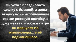 Муж ушёл к бывшей, а вернулся... подчинённым | Истории из жизни