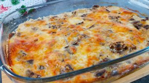 Картошка с грибами в духовке. Простой и вкусный рецепт