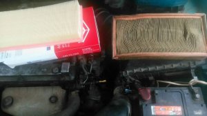 Замена фильтра воздушного DFA35124 MITSUBISHI