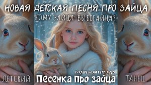Волшебная тетрадь. ПЕСЕНКА ПРО ЗАЙЦА. Новая детская песня про зайца-выбегайца который поёт песни.