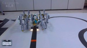 Шагающий Робот из Лего Спайк.