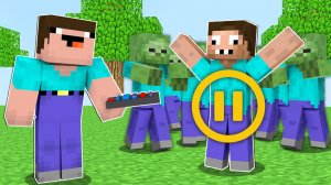 НУБ ОСТАНОВИЛ ВРЕМЯ И ЗАТРОЛЛИЛ ПРО В МАЙНКРАФТ ! НУБИК И ПАУЗА ЧЕЛЛЕНДЖ ТРОЛЛИНГ ЛОВУШКА MINECRAFT