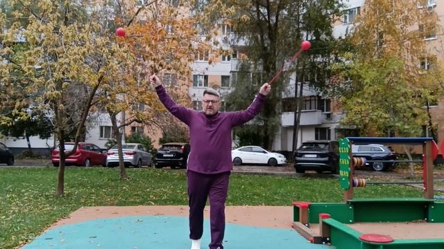 Разминка с тренировочными поями (6)