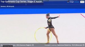 III Этап Кубка Сильнейших 2025 Выступление Владиславы Шароновой в первый день с обручем