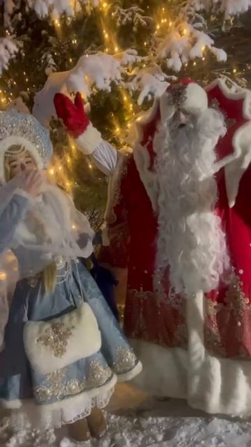 Дед Мороз и Снегурочка! Новогоднее поздравление! смотреть онлайн