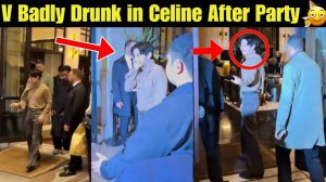 Тэхёна заметили пьяным возле отеля в Париже🥴Ви сильно напился после шоу СЕЛИН🔴