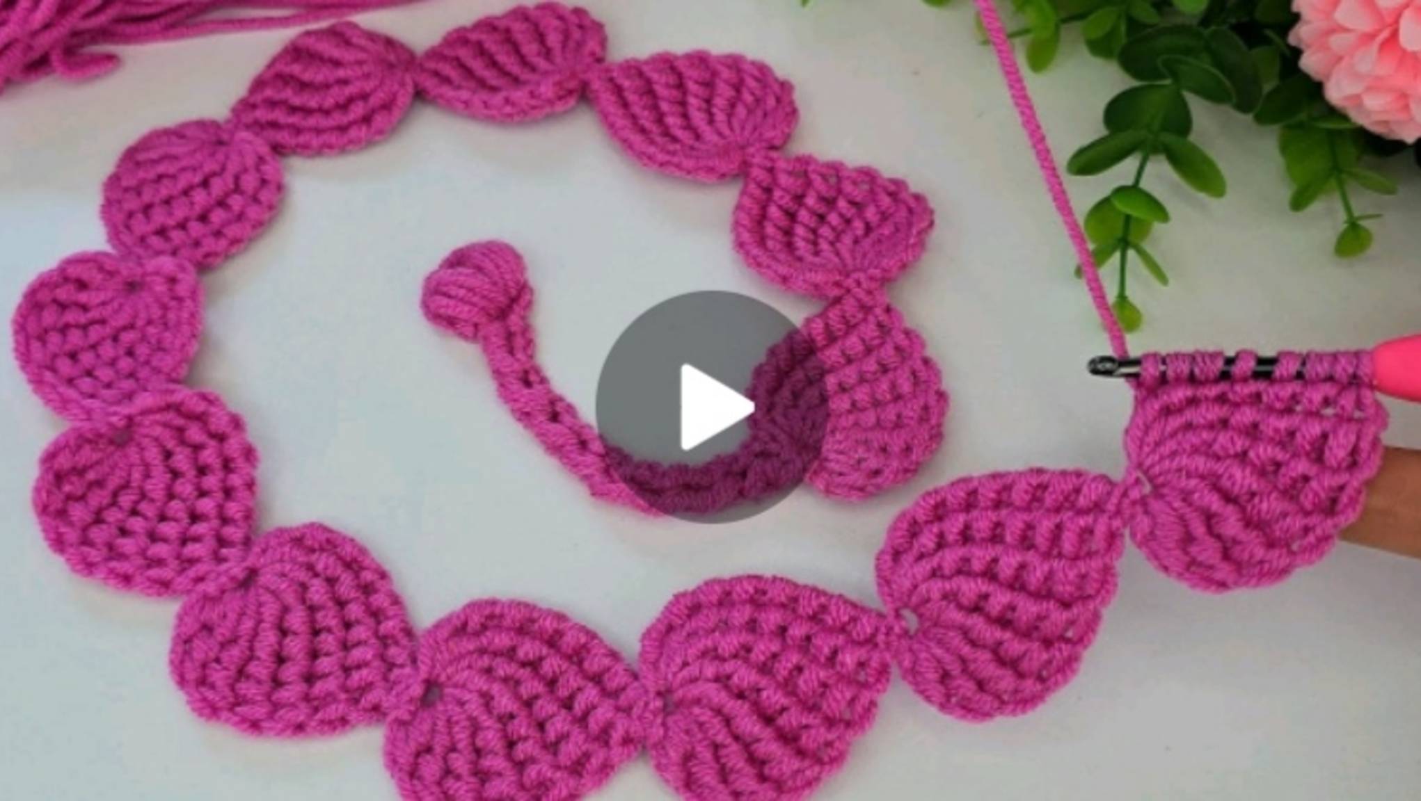 Лента крючком #вязаниекрючком #всевжизнисвязано смотреть онлайн