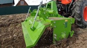 Кубота/Кентавр-444 против Солис 26 фрезеруем на целине! В поле Кубота/Кентавр.