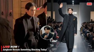 Чонгук раскрыл причину, почему Тэхён выглядел грустным перед показом мод СЕЛИН в Париже!