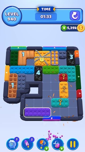 Color Block Jam 940 Уровень смотреть онлайн