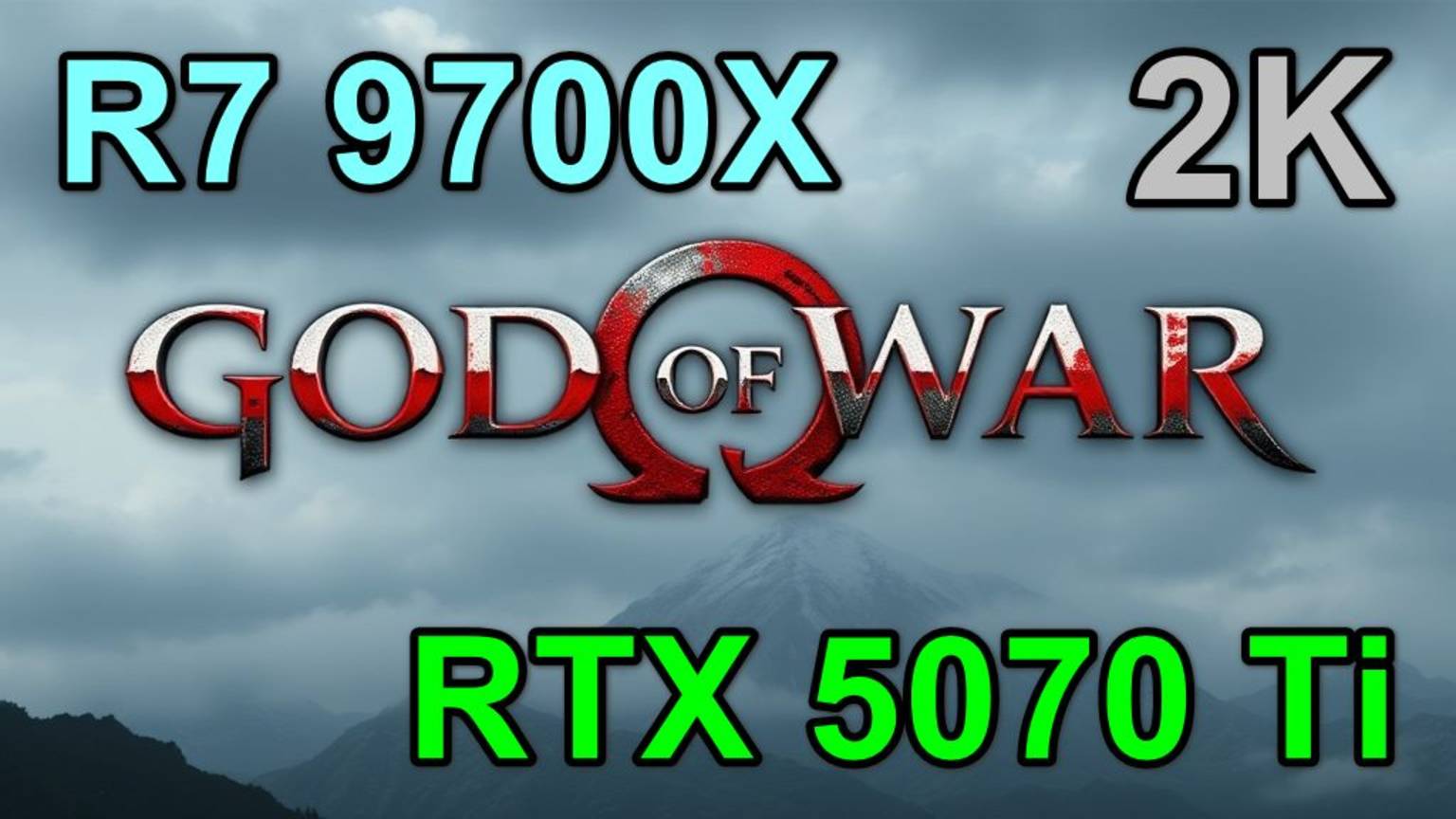 RYZEN 7 9700X + RTX 5070 Ti 16GB в GOD OF WAR (1440p ) смотреть онлайн