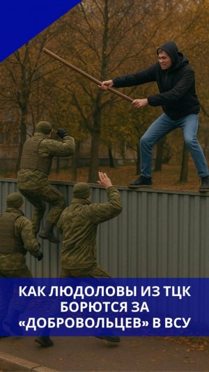 Житель Западной Украины нашёл оригинальный способ защиты от полицаев из ТЦК. Посмотрите и оцените