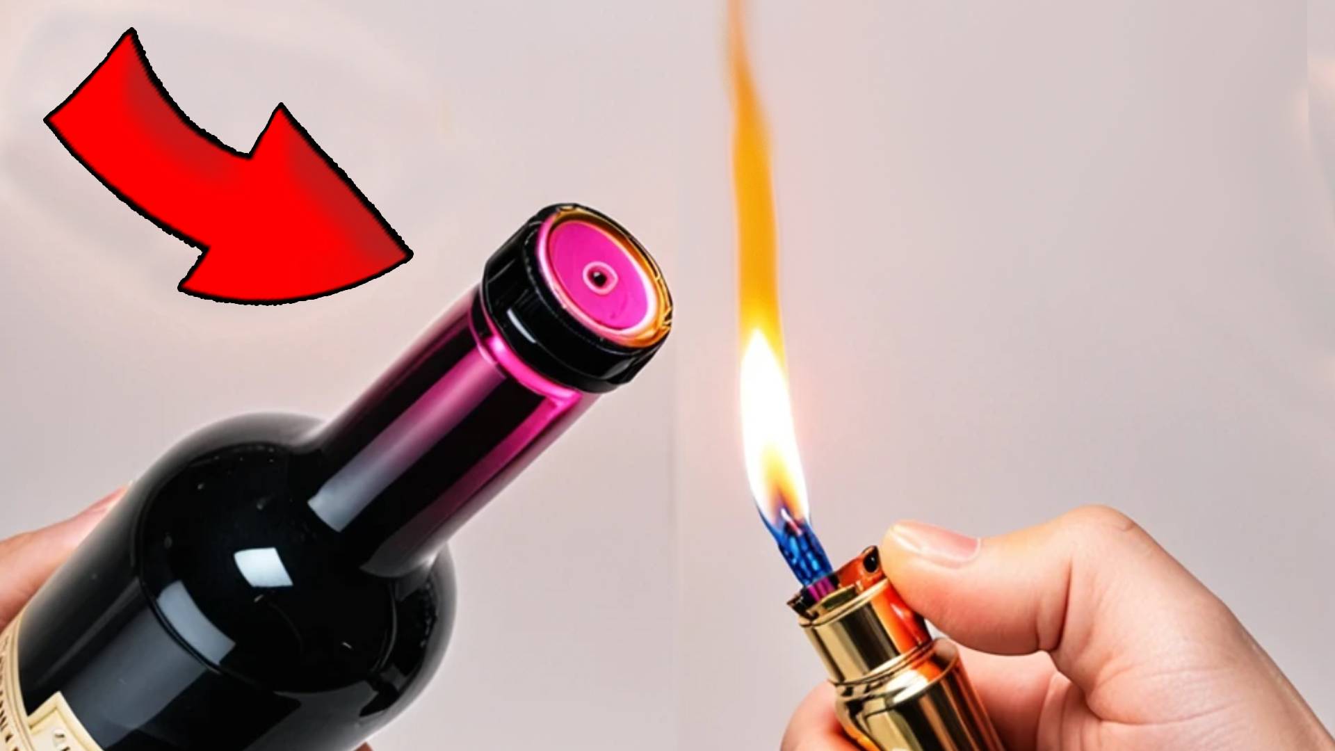 Как открыть бутылку вина зажигалкой💥(БЕЗ штопора) смотреть онлайн