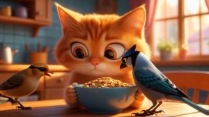 ПЕСНЯ ПРО КАШУ ДЛЯ ДЕТЕЙ  . Мультики для детей. Детские Песни про Синий Трактор и Кота.