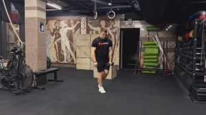 Румынская тяга/Наклоны с гантелью стоя на одной ноге с опорой|Single Leg Romanian Deadlift with dumb