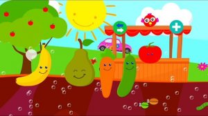 Учим фрукты и овощи с малышами на русском языке #9/ развитие речи для детей/ развивающий мультфильм