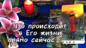 Что происходит в его жизни прямо сейчас? 🍁🍀 гадание таро