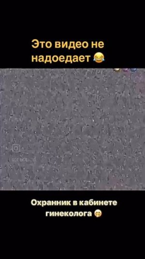 Охранник в кабинете генеколога😁