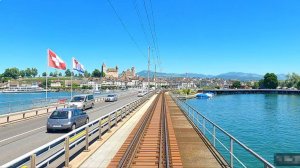 🚄 4К SmartTV ➤ Пфеффикон СЗ - Ветцикон - Цюрих HB - Аффольтерн - ам - Альбис - Цуг, Швейцария!