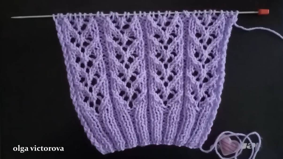 513 АЖУРНЫЕ ДОРОЖКИ Вязание Узоры спицами смотреть онлайн