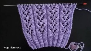 513 АЖУРНЫЕ ДОРОЖКИ Вязание Узоры спицами