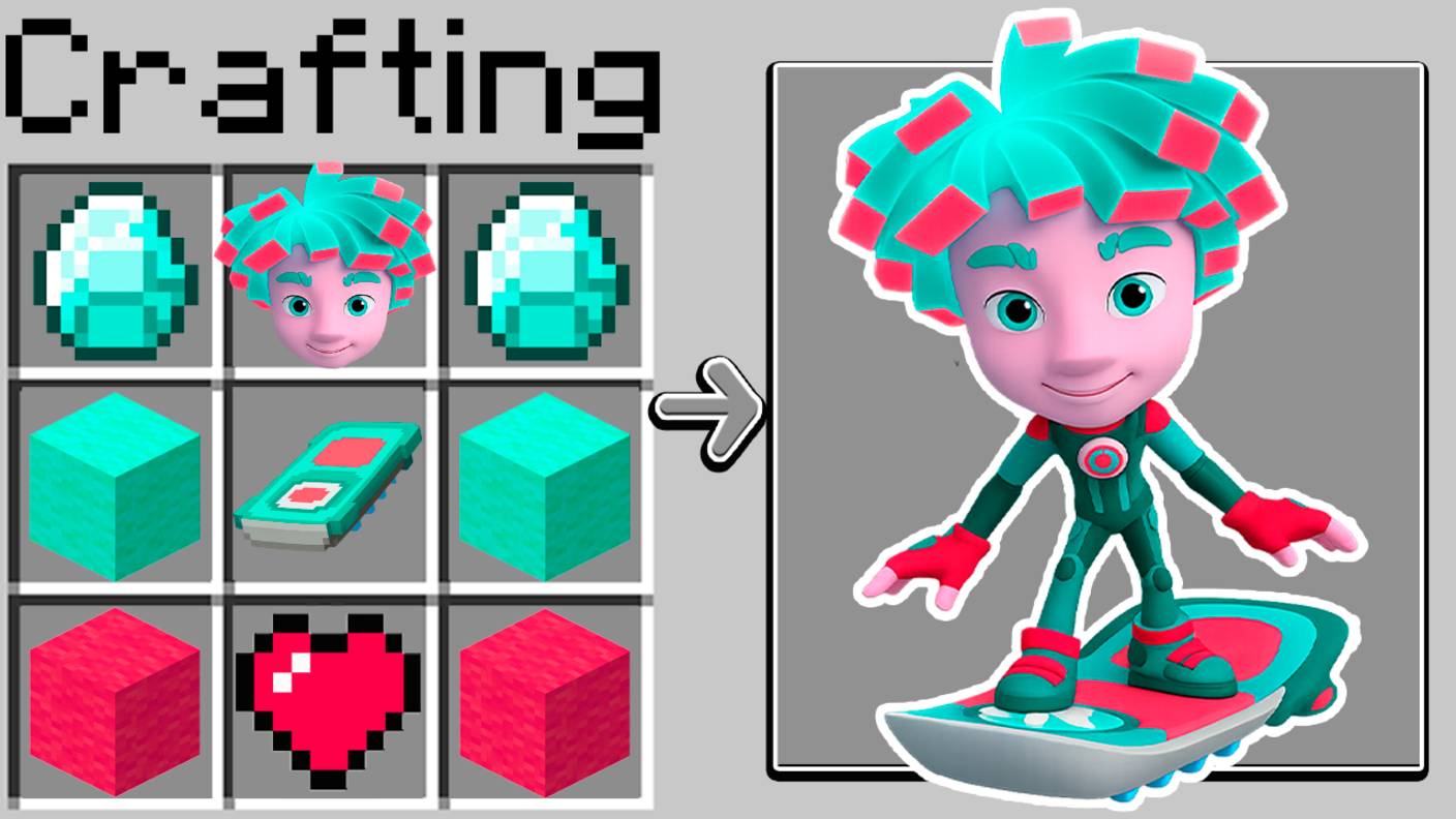 КАК СКРАФТИТЬ ФИКСИКИ ФРИК И ГИК В МАЙНКРАФТ ? СЕКРЕТНЫЙ КРАФТ МУЛЬТИК FIXIKI смотреть онлайн