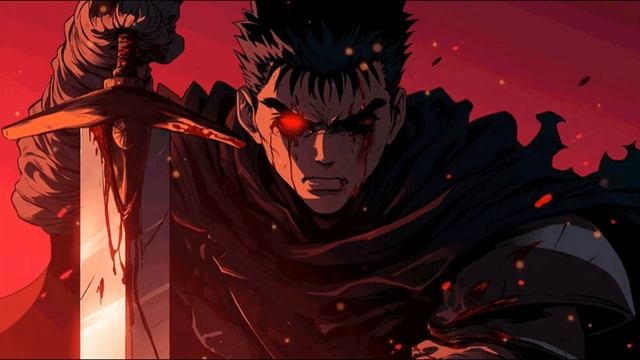 🎸🎼тяжелый рок, рок метал🎸🎼песня на тему (Чёрный Мечник Рок-Сага Гатса) на тему героя из аниме бе смотреть онлайн