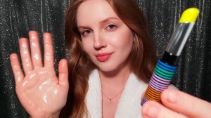 АСМР Уход за Кожей перед Сном. Массаж Лица с Маслом