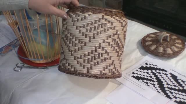 Узор Волны из газетных трубочек смотреть онлайн