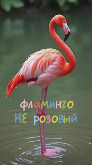 фламинго СЕРЫЙ?! 😲😲