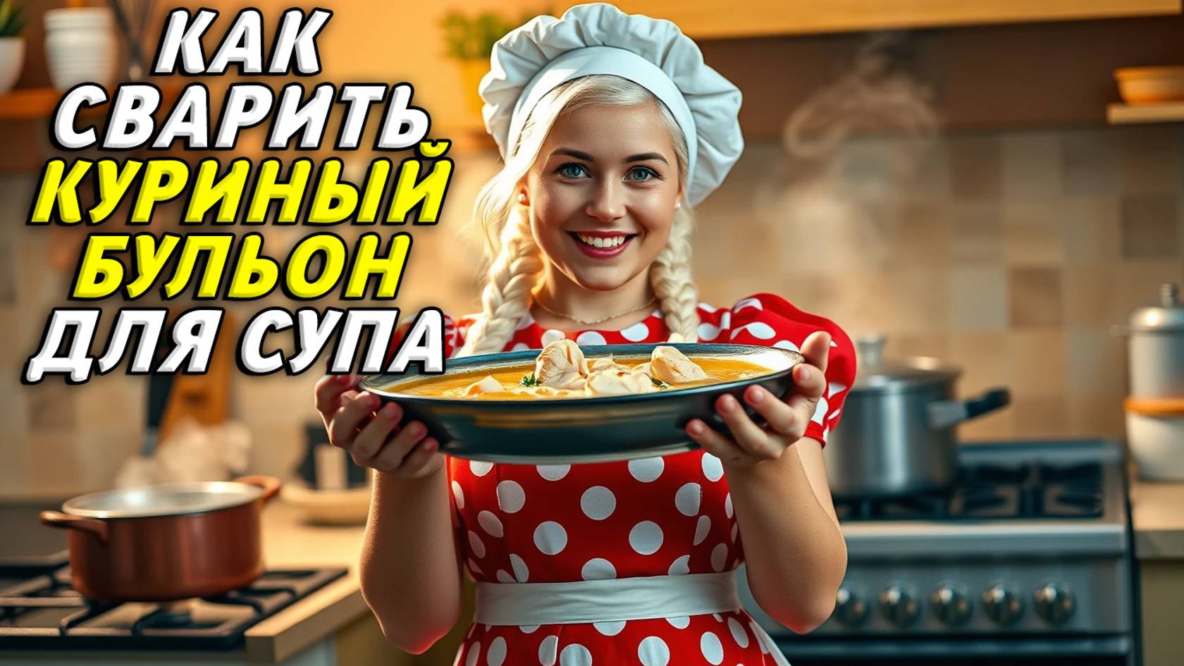 Как сварить куриный бульон для супа смотреть онлайн