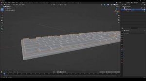 Клавиатура в Blender за минуту | №11