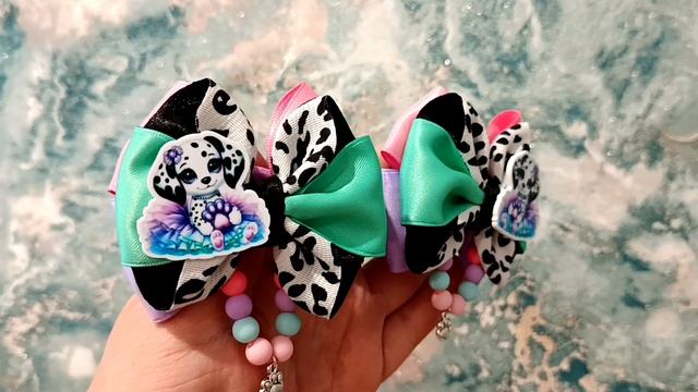 Показ бантиков 🐾🐾🐾собраны по Мк из ролика 14