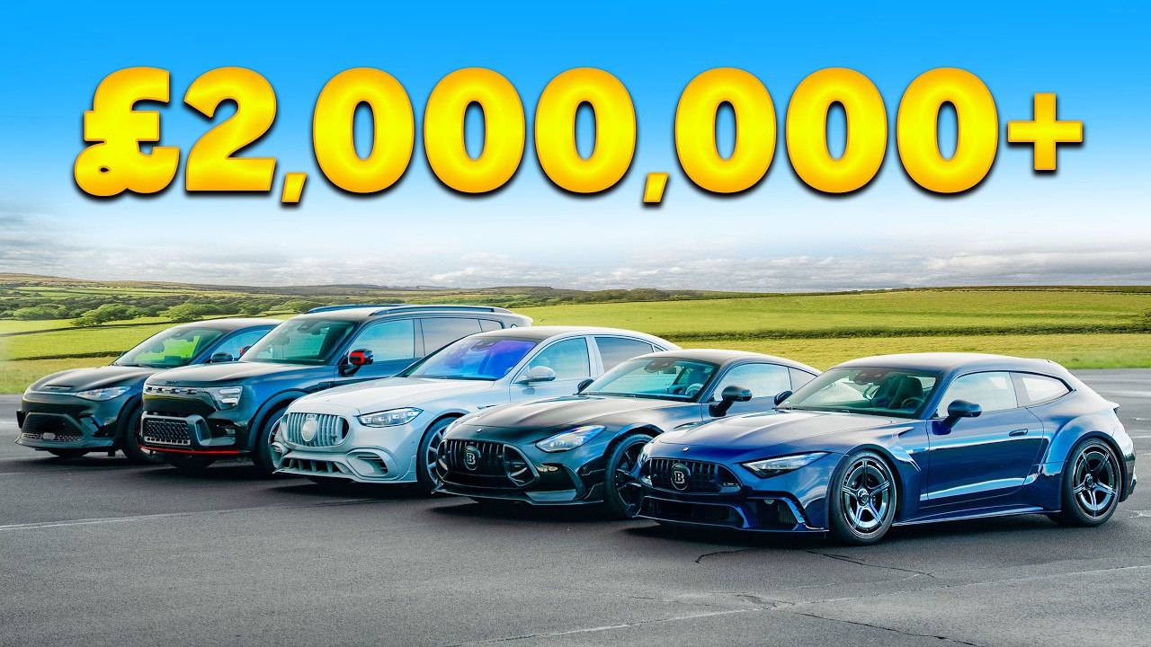 КТО ПОБЕДИТ В ЗАЕЗДЕ : НОВЫЙ Brabus Rocket GTS против Brabus AMG GT против AMG S63? смотреть онлайн