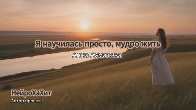 Я научилась просто, мудро жить… - Анна Ахматова смотреть онлайн
